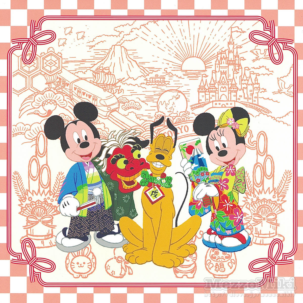 美しい花の画像 最高ディズニー お正月 イラスト 18