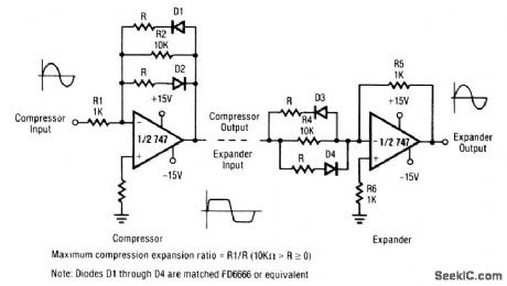 Audio Compressor Expander Circuit - AUDIO BARU