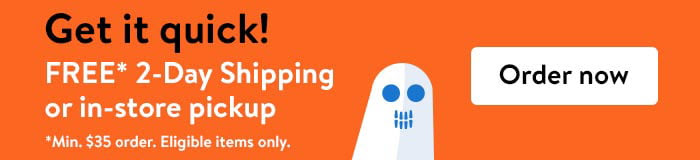 Get your Halloween essentials with easy two-day shipping
