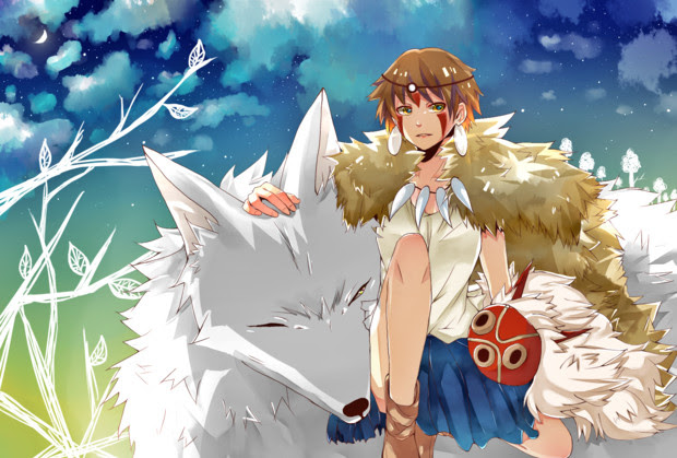 すべての花の画像 トップ100壁紙 もののけ 姫 イラスト