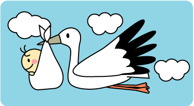 50 素晴らしいコウノトリ 赤ちゃん イラスト ただのディズニー画像