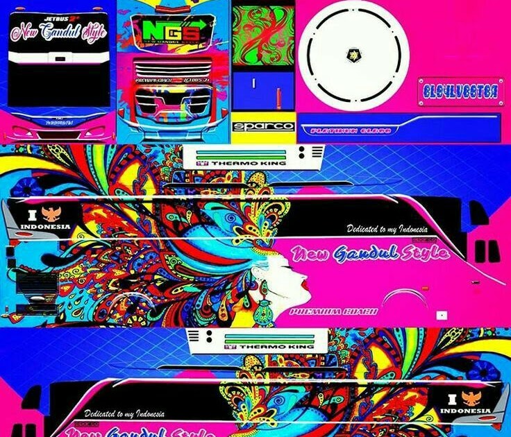 Livery Bussid Shd Full Stiker Kaca Bussid Similar Hashtags Picsart