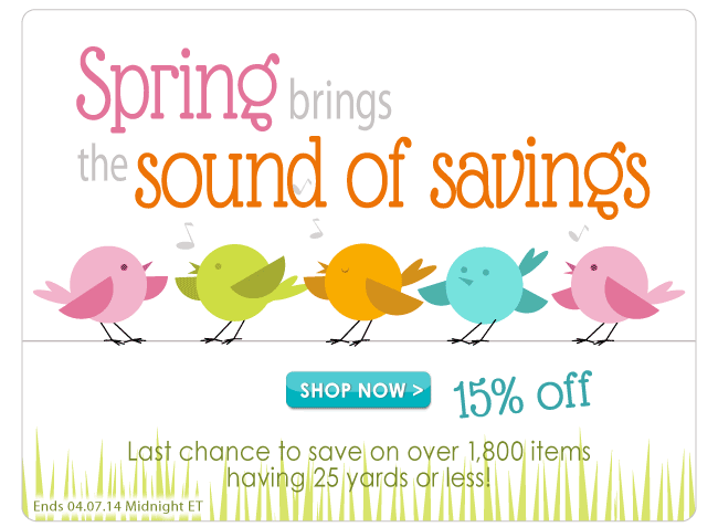 The Sound of Savings Sale