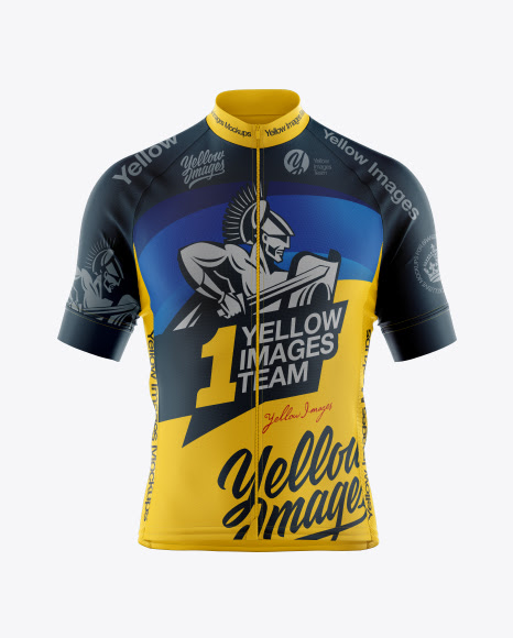 Download Free Cycling Jersey Mockup (PSD)