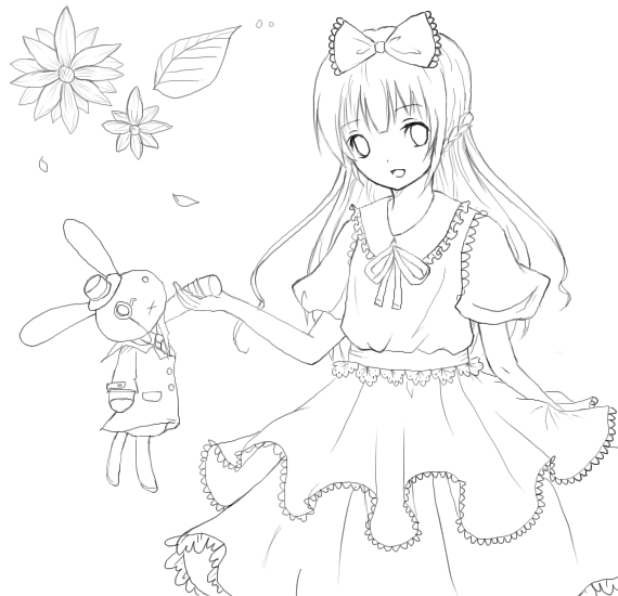 Hd限定かわいい 塗り絵 無料 女の子 全イラスト集