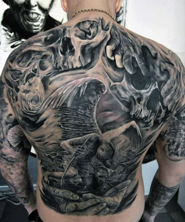 15 Tato  Full Punggung Keren Contoh Gambar Tato 