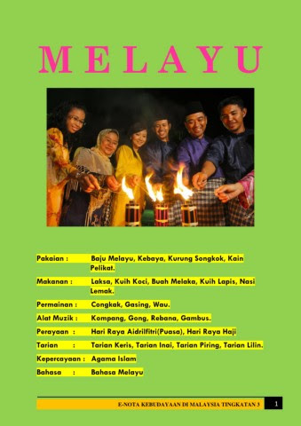 Despite only the first day of the month being the official day of celebration, there are 2 official public holidays given in malaysia. E Nota Kebudayaan Di Malaysia Tingkatan 3 Flip Ebook Pages 1 20 Anyflip Anyflip