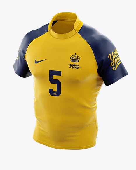 Download Mens Rugby Jersey Mockup Halfside View (PSD) Download 66 ...