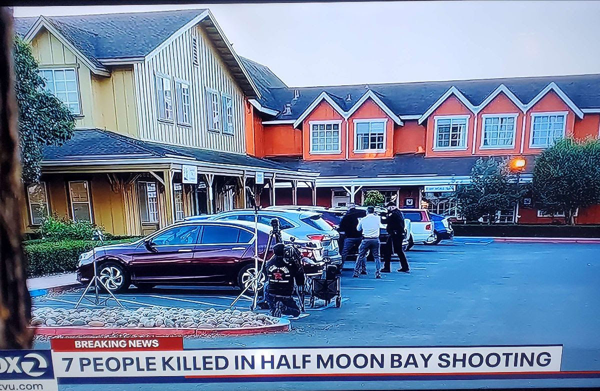 TV Screenshot of scene at Half Moon Bay Shooting