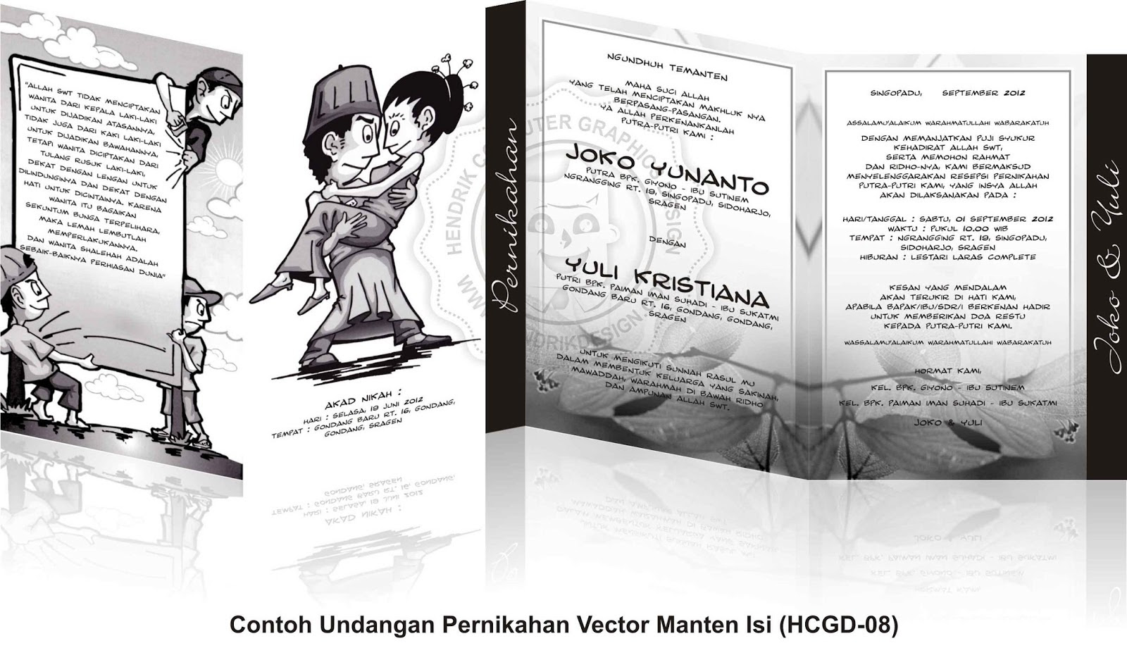 Download Undangan Pernikahan Vector