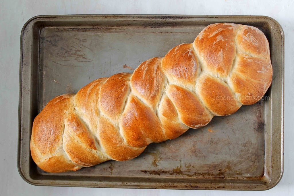 Plaited artisan white bread recipe. Guyanese Plait Bread Jehan Can Cook