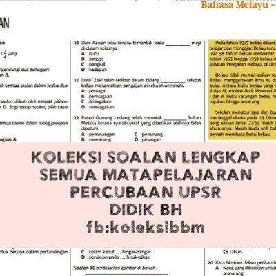 Cara Menjawab Soalan Bahasa Melayu Kertas 1 Tingkatan 4 