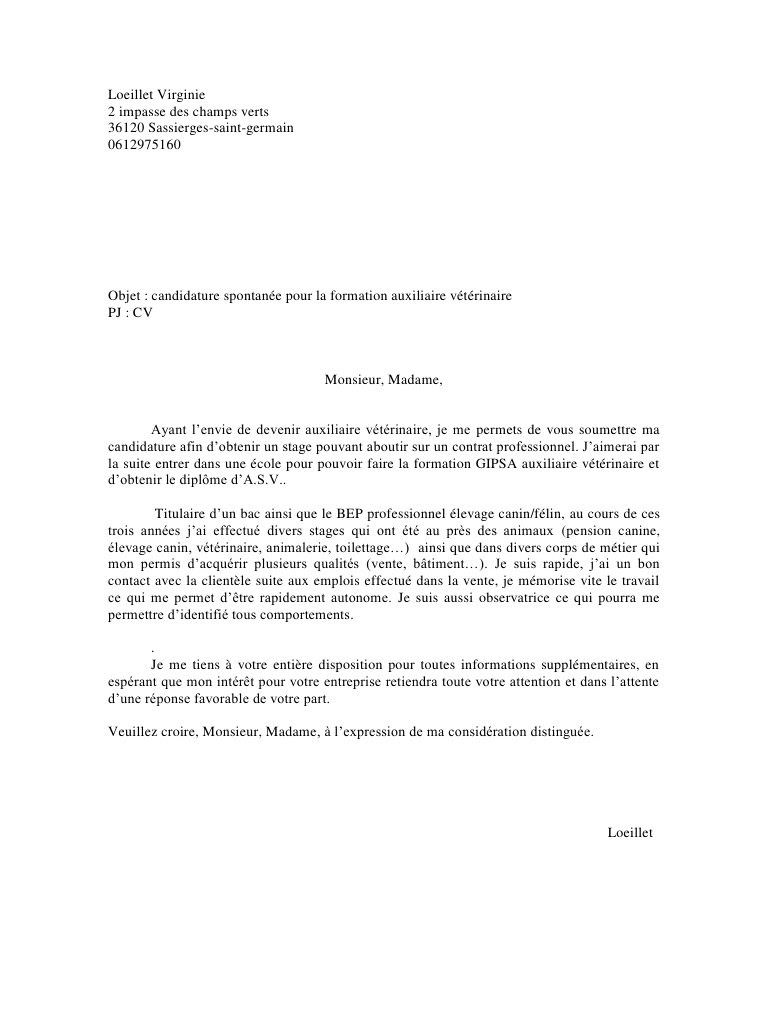 Modele Lettre De Motivation Asv - Listen rr