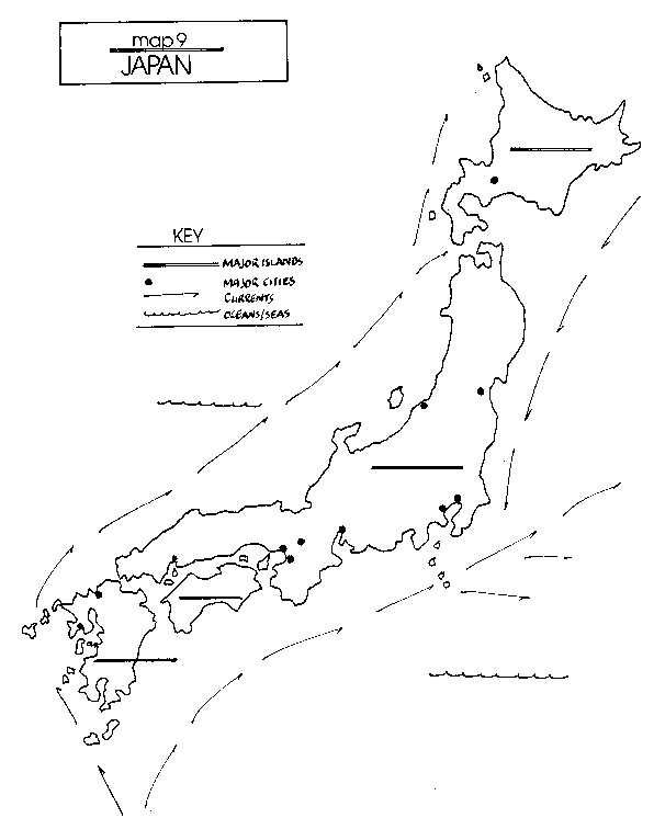 Map of japan latitude and longitude. Geography Japan S Geography