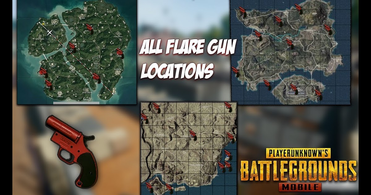 Where To Find Flare Gun In Pubg Mobile Erangel | Pubg ... - 
