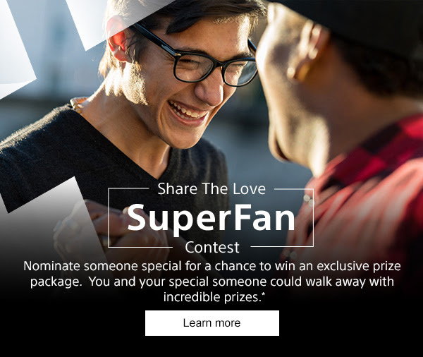 Share the Love. SuperFan Contest