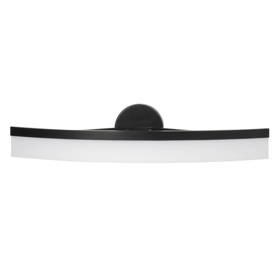 Led light bar from halo light bars. Allen Roth Lynnpark 4 Light Black Modern Contemporary Vanity Light Bar In The Vanity Lights Department At Lowes Com