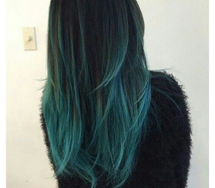 Paling Inspiratif Warna  Rambut  Hijau  Tosca Ombre Life of 