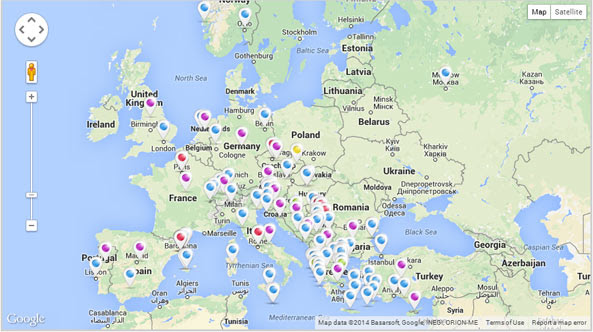 Satelitska Karta Europe | karta