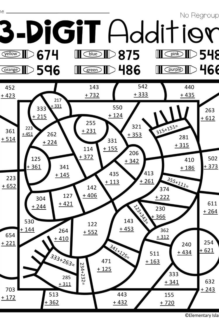 color by number multiplication worksheets 3rd grade