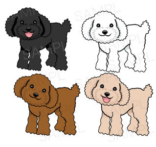 印刷可能 トイ プードル イラスト 描き 方 無料のイラストやかわいいテンプレート