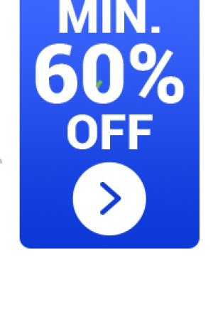 Min. 60% Off