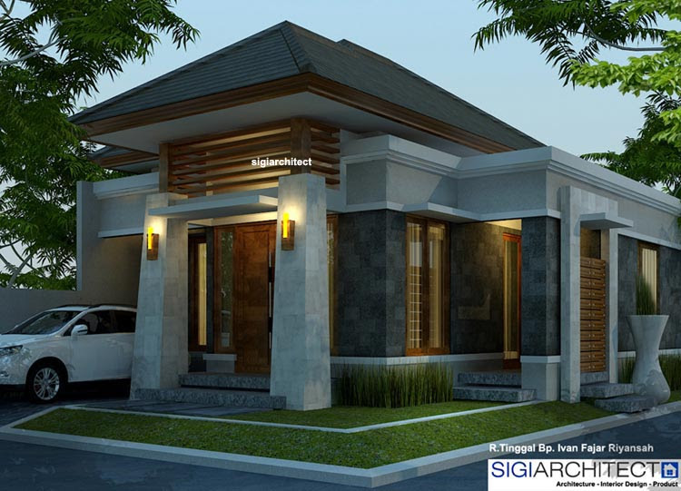 Gambar Desain Rumah Semi Villa - Desain Rumah Mesra