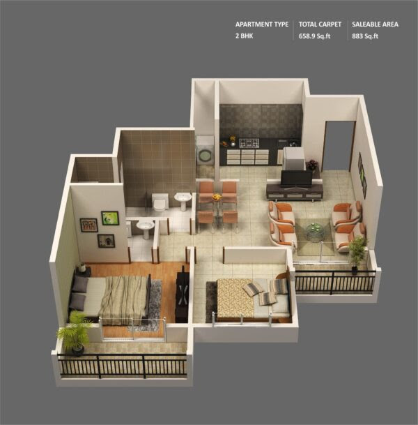 How do you get started decorating the bedroom of your dreams? 2 Bedroom Apartment House Plans