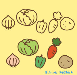 野菜 イラスト 簡単 野菜 イラスト 手書き 簡単
