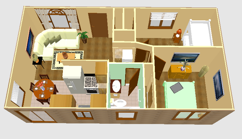 Gambar Aplikasi Desain  Rumah Sweet Home 3d Gontoh