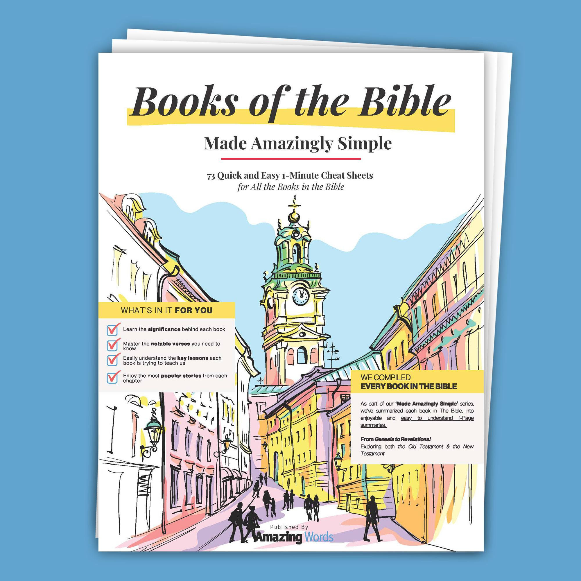 I hope you've been paying attention at bible study, sunday school, vacation bible school, and uh.everywhere else. Books Of The Bible List Amazingwords Com