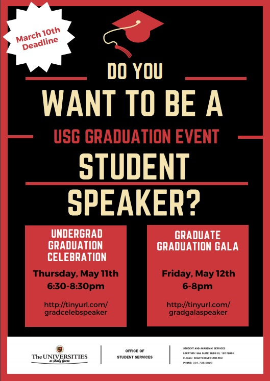 Grad Event Speakers Needed