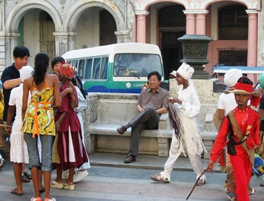 Turistas japoneses en La Habana (foto tomada de Internet)