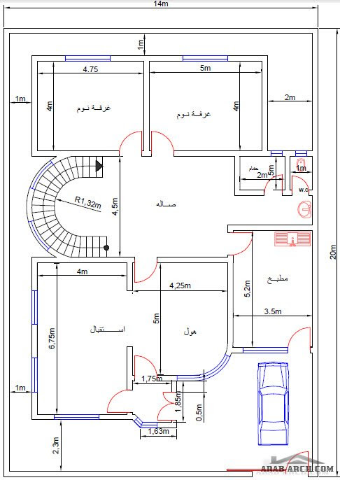 مخطط منزل دور واحد 200 متر family house plans house layout. Ø®Ø±Ø§Ø¦Ø· Ù„Ø¯ÙˆØ± Ø³ÙƒÙ† Ø¹Ø±Ø§Ù‚ÙŠÙ‡ Ø¨Ù…Ø®ØªÙ„Ù Ø§Ù„Ù…Ø³Ø§Ø­Ø§Øª Ù…Ù† ØªØµÙ…ÙŠÙ… Ø§Ù„Ù…Ù‡Ù†Ø¯Ø³ ÙŠØ§Ø³Ø± Ø§Ù„Ø¹Ø¨Ø§Ø¯ÙŠ Arab Arch