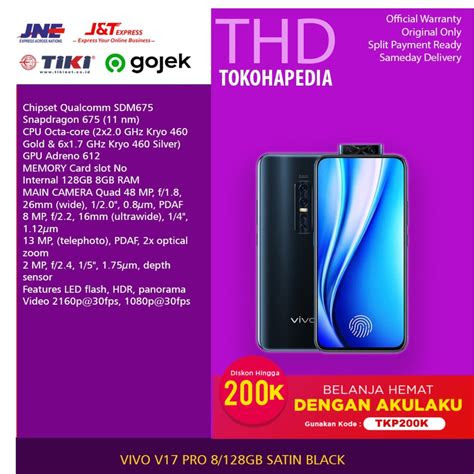 Harga Hp Vivo V17 Pro Ram 8gb