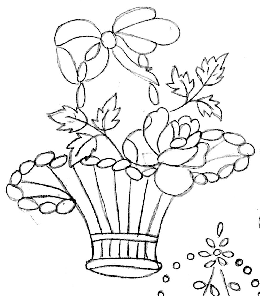 How To Draw A Flower Pot Design
