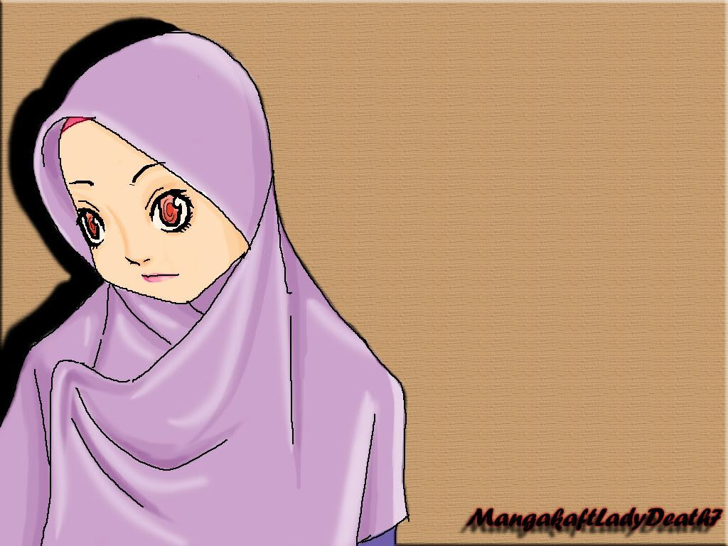 Gambar Kartun Muslimah Galau Gambar Kartun