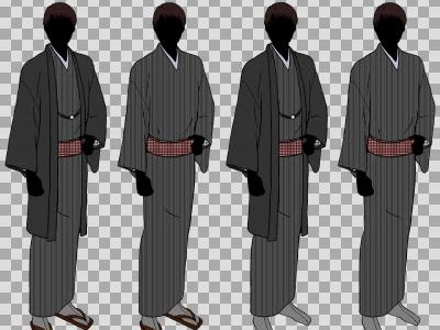 かわいいディズニー画像 着物 ポーズ イラスト 男