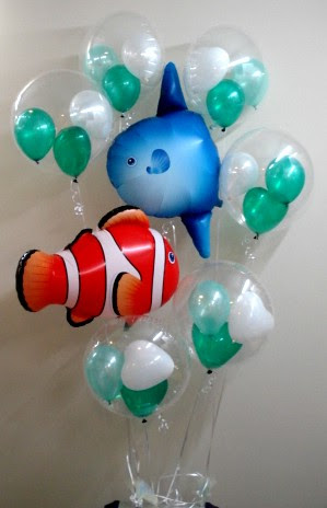 ラブリー魚 風船 最高の花の画像