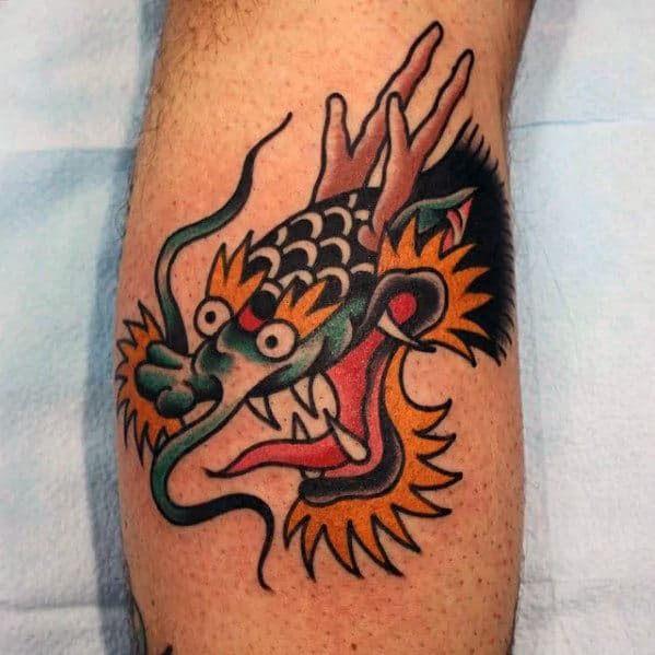 16 Tato  Naga  Di Lengan Simple Contoh Gambar Tato 