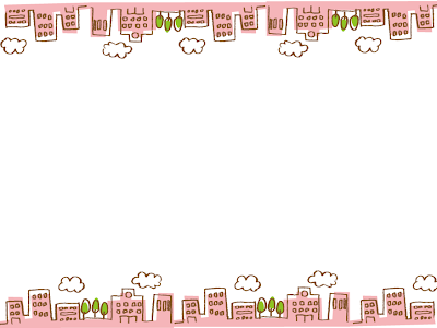 いろいろ 街並み イラスト フリー素材 169667