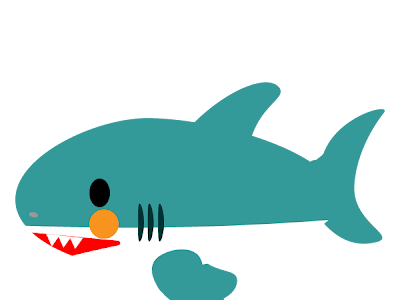 サメ イラスト ゆるい フリー 325741