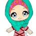 Gambar Kartun Anak Hijab Lucu