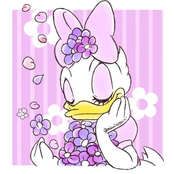 無料ダウンロードデイジー ダック ディジー イラスト ただのディズニー画像