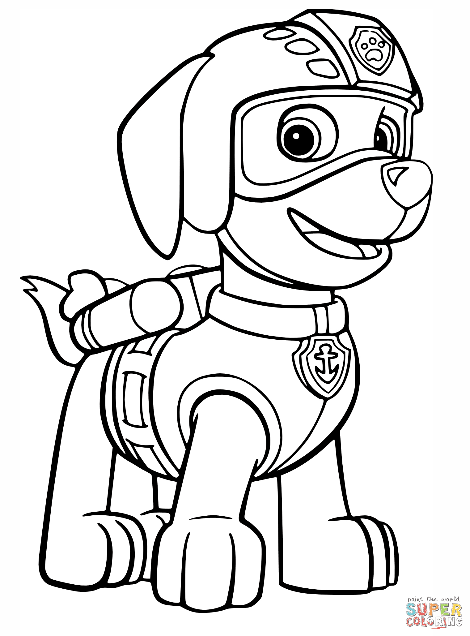 Thousands pictures for downloading and printing! Paw Patrol Coloring Pages Free Coloring Pages