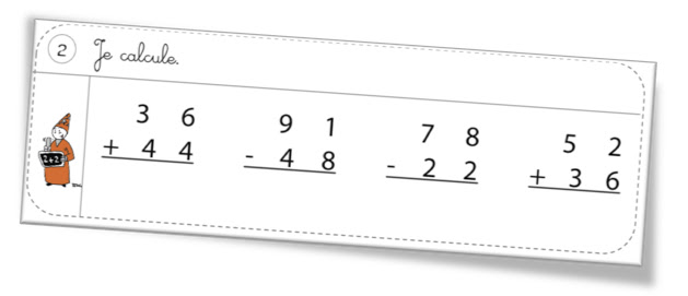 Dans la lignée des fiches d'activités portant sur la soustraction posée de nombres à deux chiffres en ce1, voici aujourd'hui un dossier équivalent sur les nombres à 3 chiffres ! Maths Entrainement La Soustraction Bout De Gomme