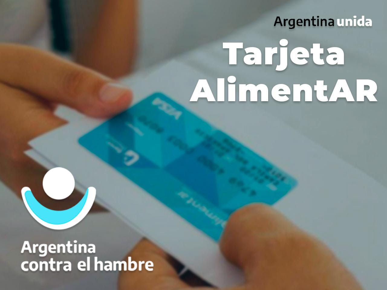 Familias con un hijo o hija: Tarjeta Alimentar