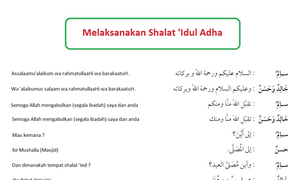 Contoh Dakwah Tentang Idul Fitri - Mika Put