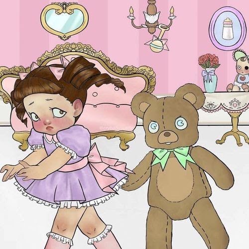 Download Teddy Bear Melanie Martinez Coloring Book