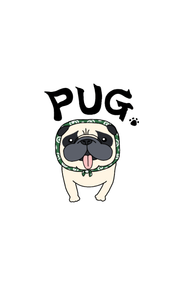 ユニークかわいい かっこいい かわいい パグ イラスト スーパーイラストコレクション